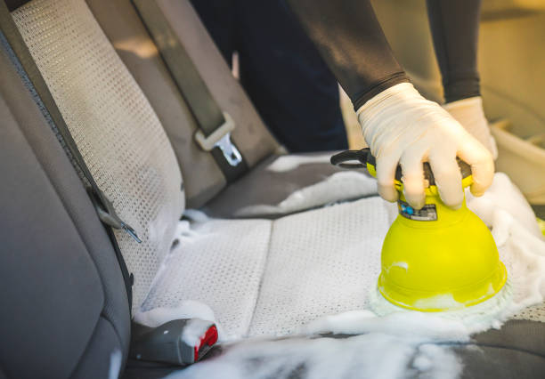 Shampouinage sièges auto véhicule société Meanet